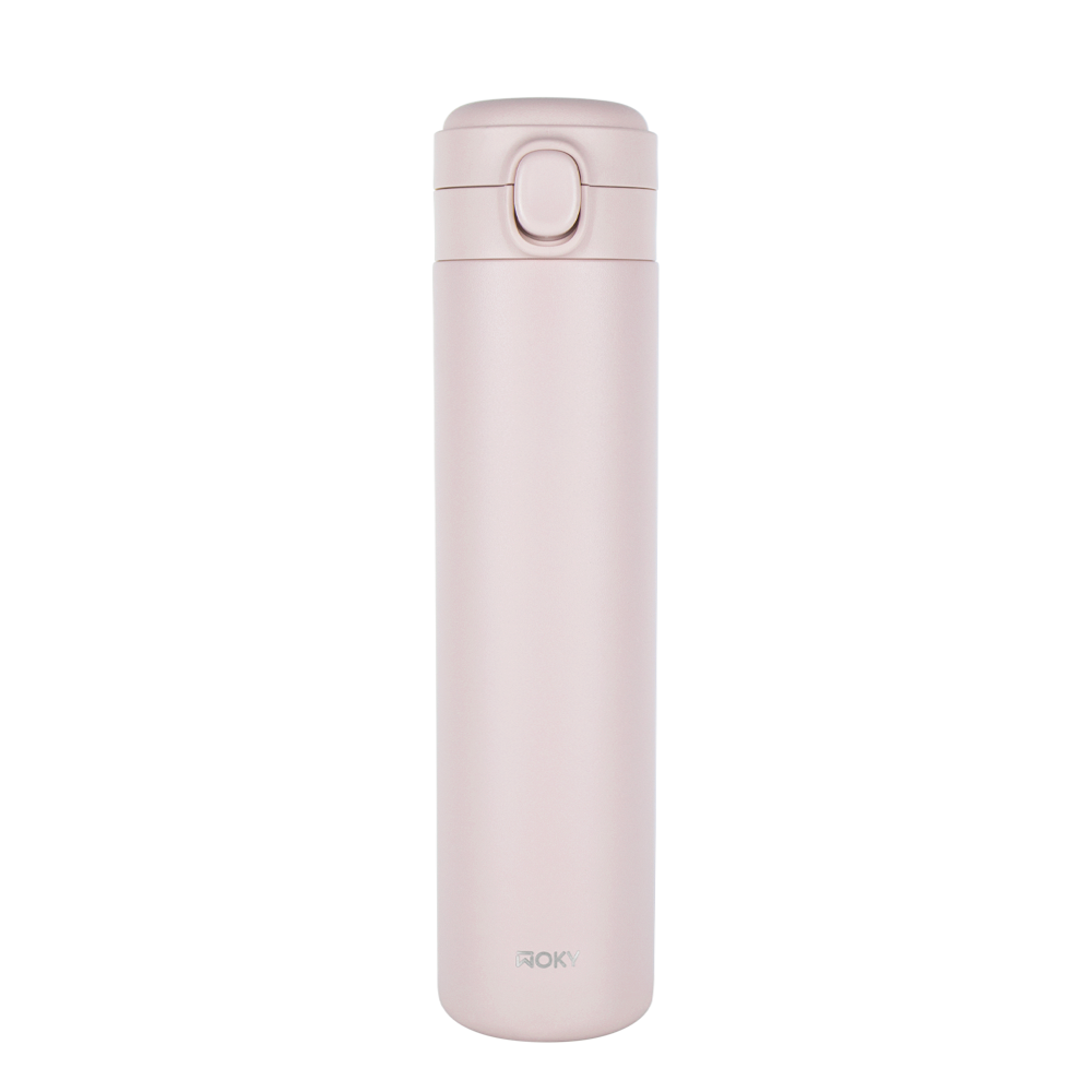 WOKY ワンプッシュタンブラー 600ml｜片手で飲める真空断熱ボトル・TICERAコーティング